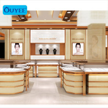 3D Jewellery Store Glass Jewelry Display Furniture Shops Jewelry Display Cases For Sale